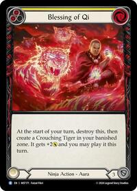 Blessing of Qi (Yellow) (MST171) [Part the Mistveil]
