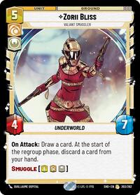 Zorii Bliss - Valiant Smuggler (203/262) [Shadows of the Galaxy]