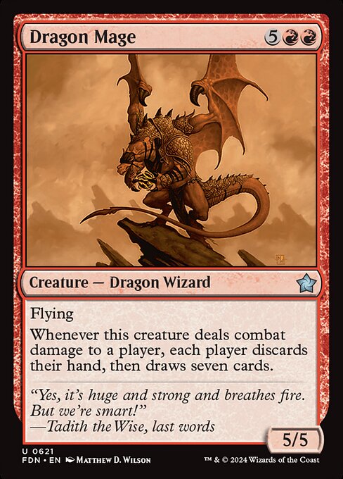 Dragon Mage (621) [Foundations]