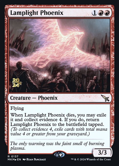 Lamplight Phoenix (137s) [Murders at Karlov Manor Promos]