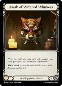 Mask of Wizened Whiskers - LGS268 (LGS268) [Flesh and Blood Promo Cards]