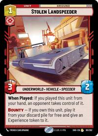 Stolen Landspeeder (161/262) [Shadows of the Galaxy]
