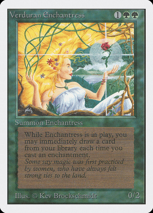 Verduran Enchantress (223) [Unlimited Edition]