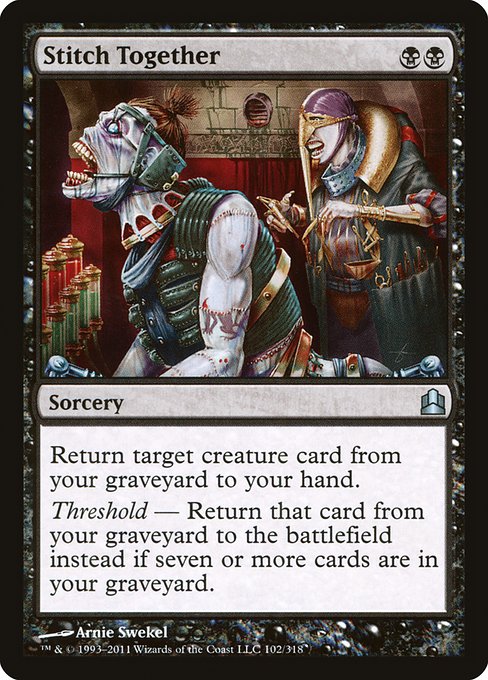 Stitch Together (102) [Commander 2011]