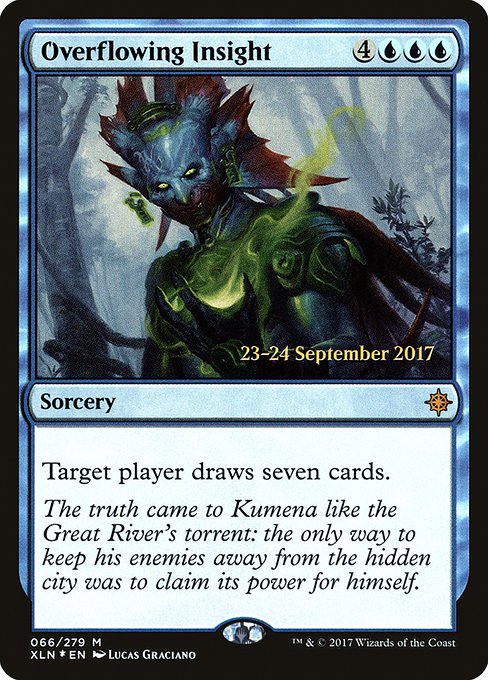 Overflowing Insight (66s) [Ixalan Promos]