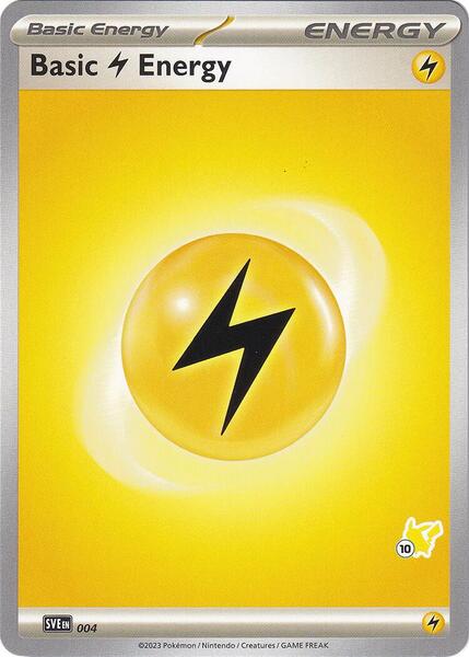 Basic Lightning Energy - Pikachu 10 (004) [Battle Academy 2024]