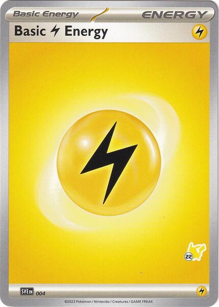 Basic Lightning Energy - Pikachu 22 (004) [Battle Academy 2024]