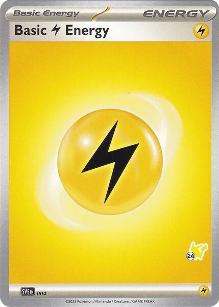 Basic Lightning Energy - Pikachu 24 (004) [Battle Academy 2024]
