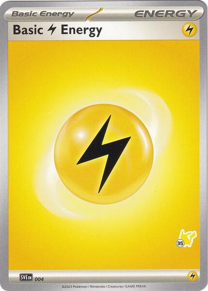 Basic Lightning Energy - Pikachu 35 (004) [Battle Academy 2024]