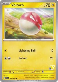 Voltorb - Pikachu 34 (066/193) [Battle Academy 2024]