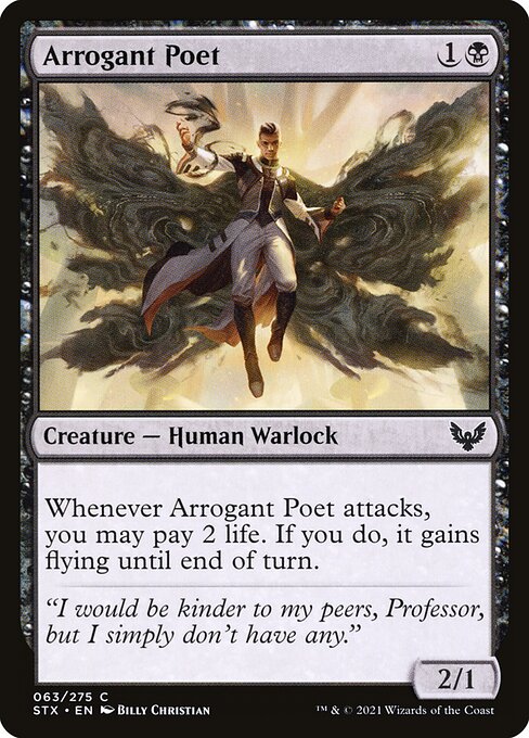 Arrogant Poet (63) [Strixhaven: School of Mages]