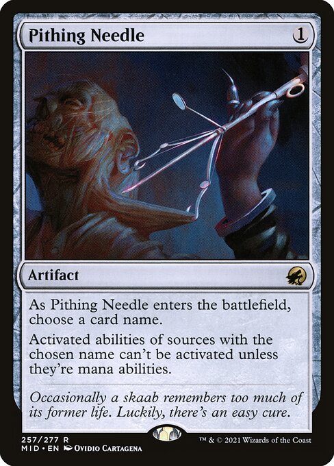 Pithing Needle (257) [Innistrad: Midnight Hunt]