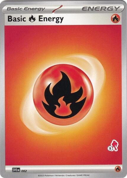 Basic Fire Energy - Armarouge 5 (002) [Battle Academy 2024]