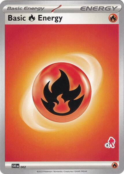 Basic Fire Energy - Armarouge 8 (002) [Battle Academy 2024]