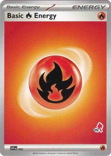 Basic Fire Energy - Armarouge 26 (002) [Battle Academy 2024]