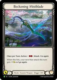 Beckoning Mistblade - LGS290 (LGS290) [Flesh and Blood Promo Cards]