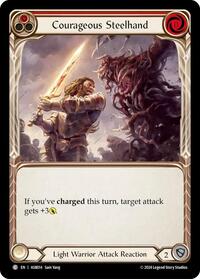 Courageous Steelhand (Red) (ASB014) [Armory Deck Boltyn]