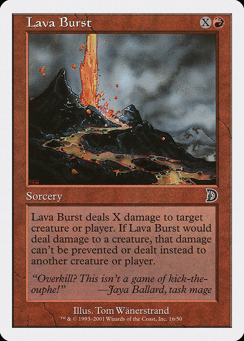 Lava Burst (16) [Deckmasters]