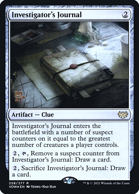 Investigator's Journal (258s) [Innistrad: Crimson Vow Promos]