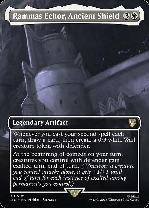 Rammas Echor, Ancient Shield (505) [Tales of Middle-earth Commander] [Borderless]