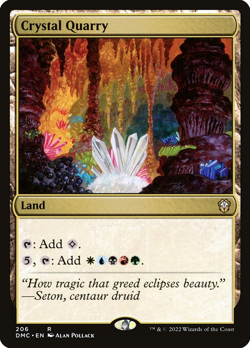 Crystal Quarry (206) [Dominaria United Commander]