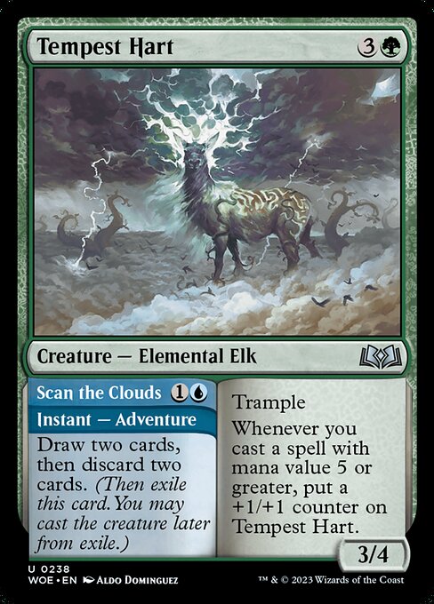 Tempest Hart // Scan the Clouds (238) [Wilds of Eldraine]