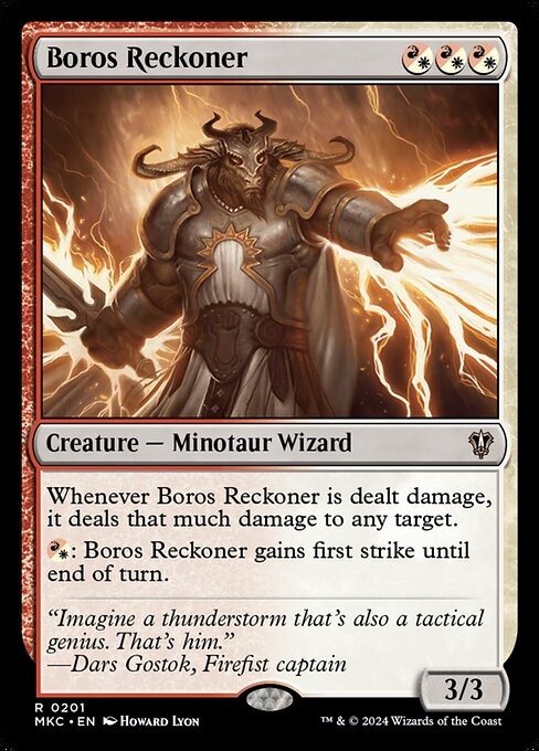 Boros Reckoner (201) [Murders at Karlov Manor Commander]
