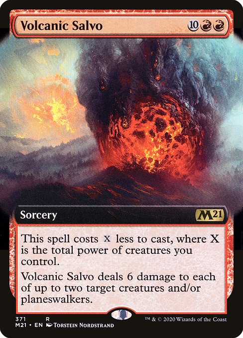 Volcanic Salvo (371) [Core Set 2021] [Extended Art]