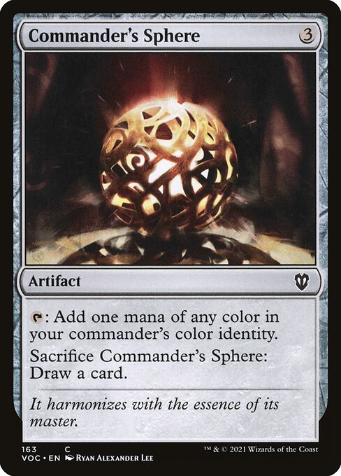 Commander's Sphere (163) [Crimson Vow Commander]