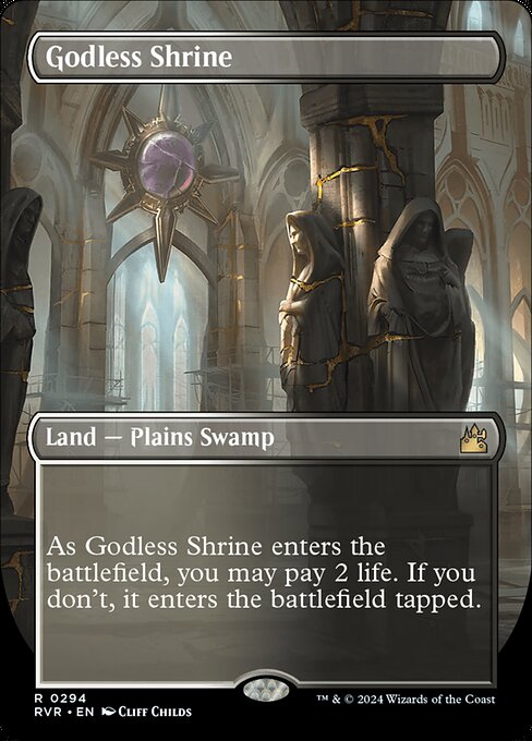 Godless Shrine (294) [Ravnica Remastered] [Borderless]