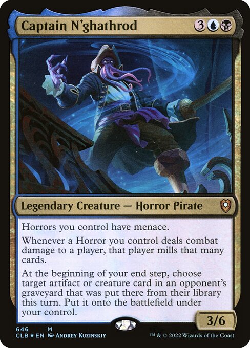 Captain N'ghathrod (646) [Commander Legends: Battle for Baldur's Gate]