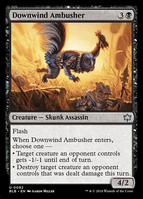 Downwind Ambusher (92) [Bloomburrow]