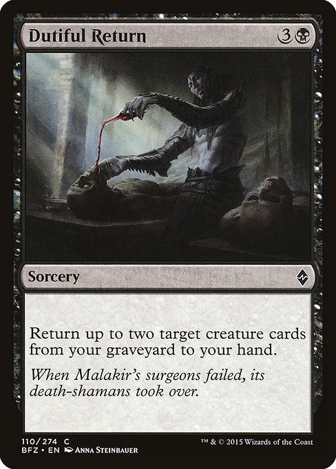 Dutiful Return (110) [Battle for Zendikar]