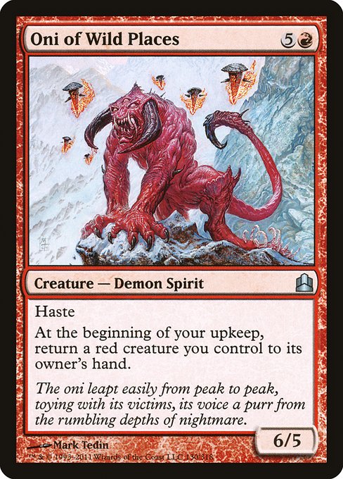 Oni of Wild Places (130) [Commander 2011]