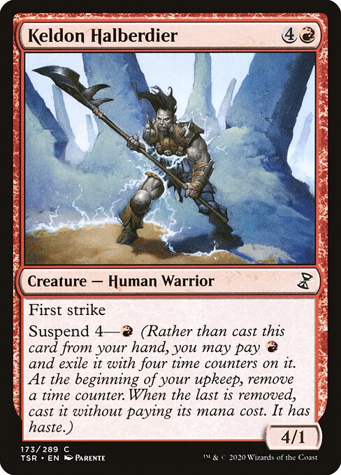 Keldon Halberdier (173) [Time Spiral Remastered]