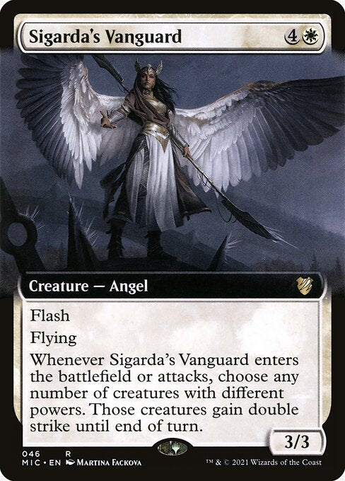 Sigarda's Vanguard (46) [Midnight Hunt Commander] [Extended Art]