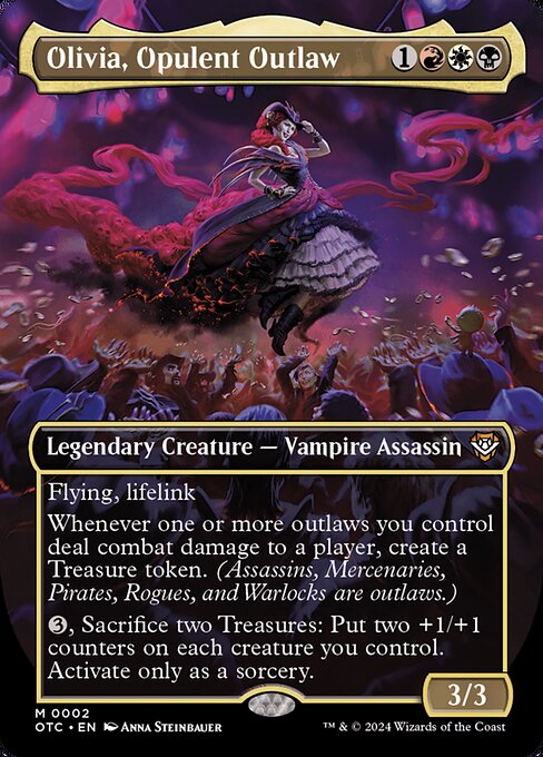 Olivia, Opulent Outlaw (2) [Outlaws of Thunder Junction Commander]