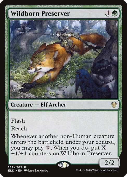 Wildborn Preserver (182) [Throne of Eldraine]