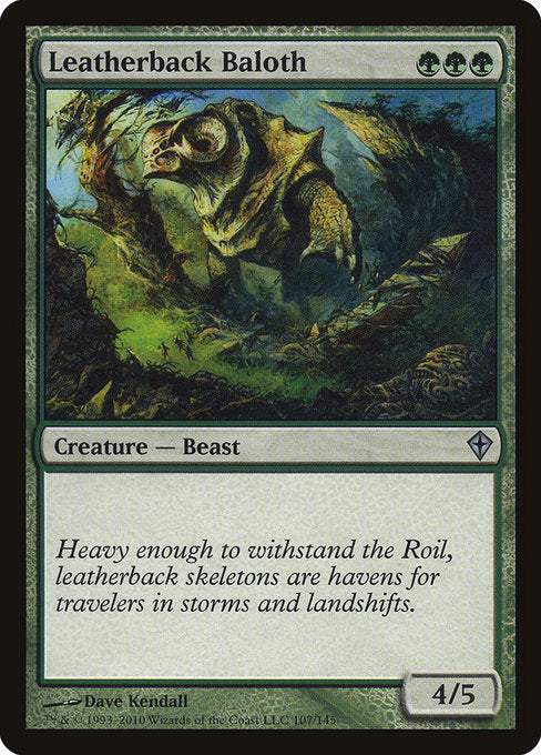 Leatherback Baloth (107) [Worldwake]