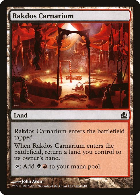 Rakdos Carnarium (284) [Commander 2011]