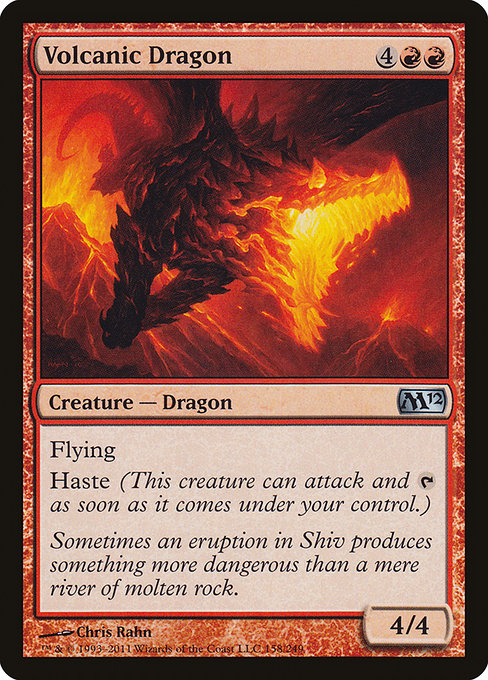 Volcanic Dragon (158) [Magic 2012]