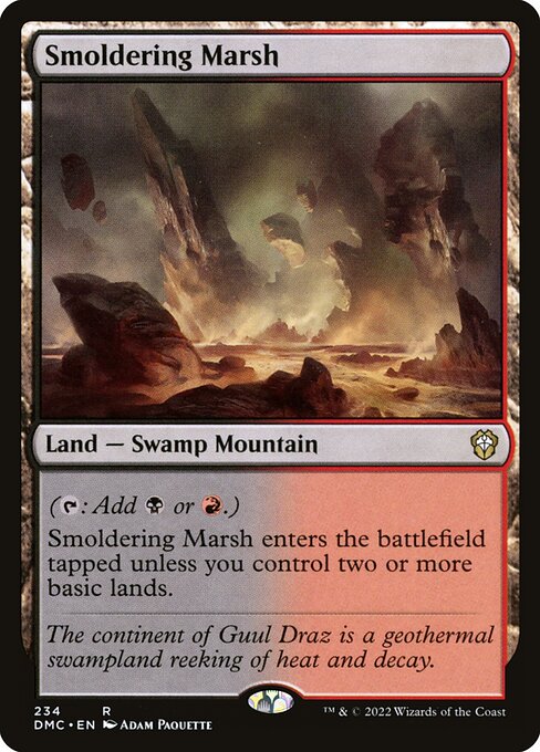 Smoldering Marsh (234) [Dominaria United Commander]