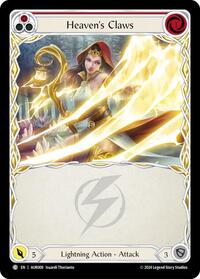Heaven's Claws (Red) (AUR009) [1st Strike]