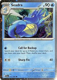Seadra - 011/064 (Cosmos Holo) (011/064) [Miscellaneous Cards and Products]