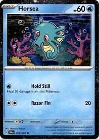Horsea - 010/064 (Cosmos Holo) (010/064) [Miscellaneous Cards and Products]