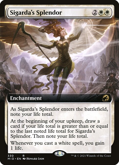 Sigarda's Splendor (330) [Innistrad: Midnight Hunt] [Extended Art]