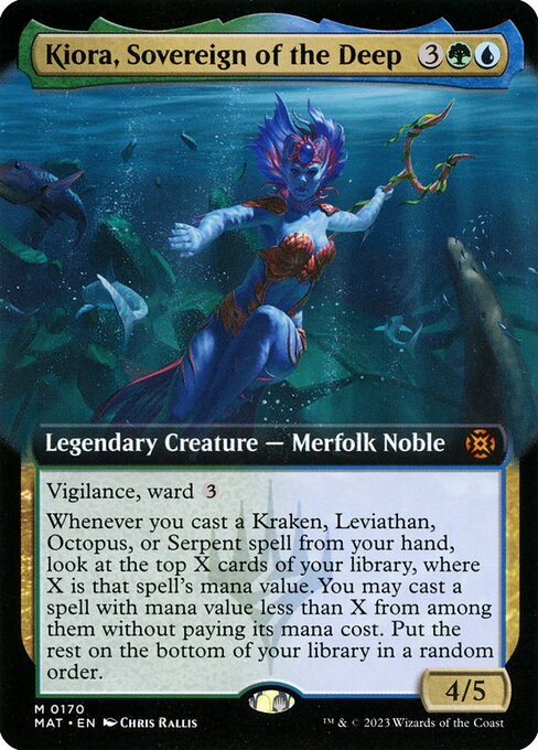 Kiora, Sovereign of the Deep (170) [March of the Machine: The Aftermath] [Extended Art]