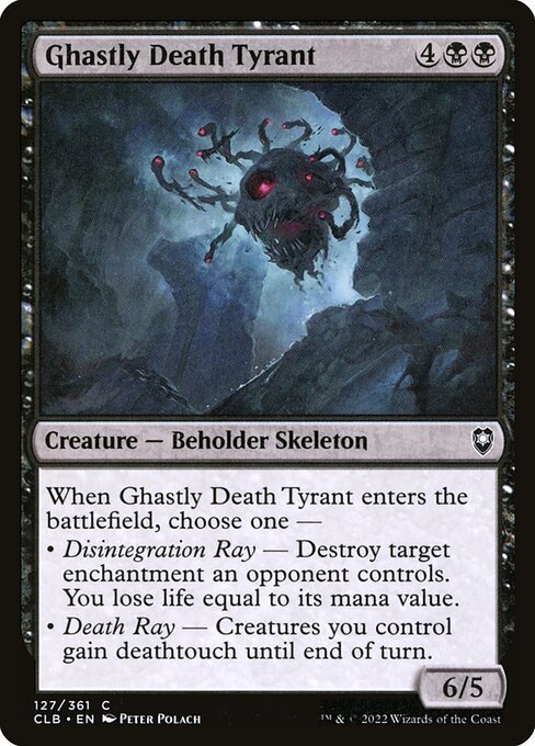 Ghastly Death Tyrant (127) [Commander Legends: Battle for Baldur's Gate]