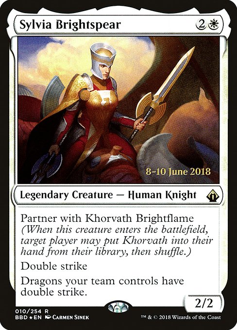 Sylvia Brightspear (10s) [Battlebond Promos]