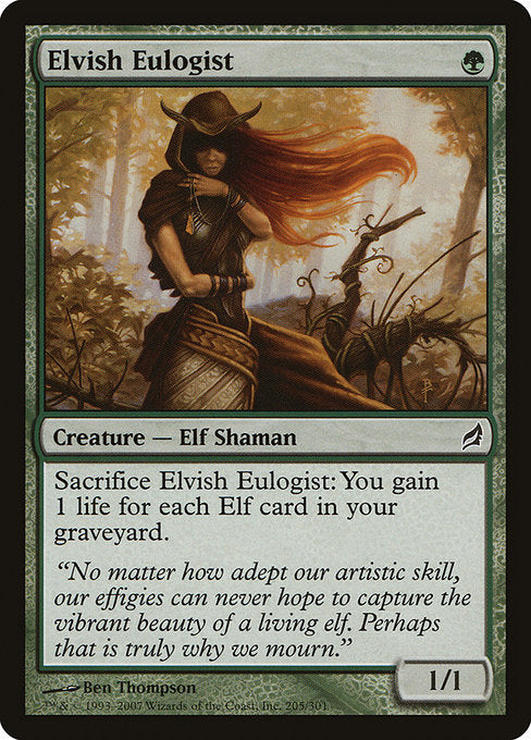 Elvish Eulogist (205) [Lorwyn]